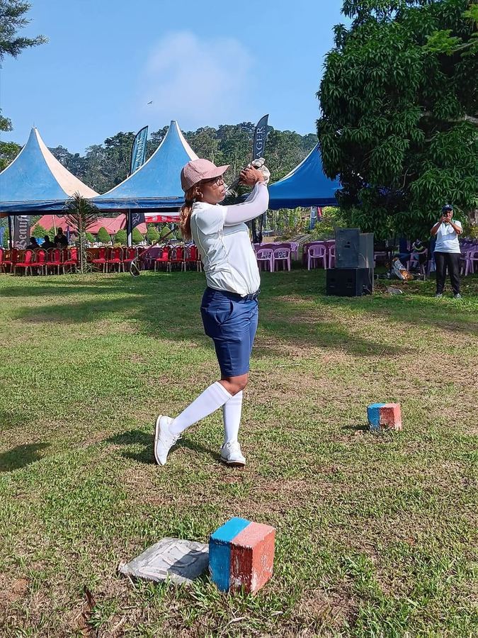 Golfeuse en action